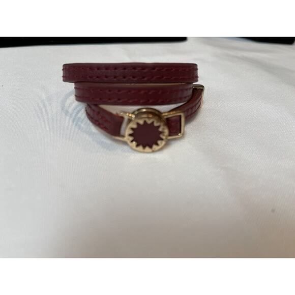 House of Harlow red leather - gold pendant, perfect condition. - Picture 6 of 16